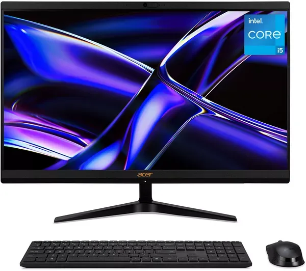 Acer monitor and desktop computer set
