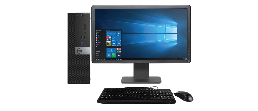 Desktop monitor and computer system