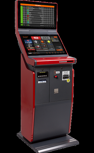 Free-standing betting machine terminal