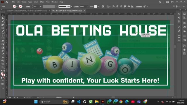 OLA Betting House signage above an installed betting outlet